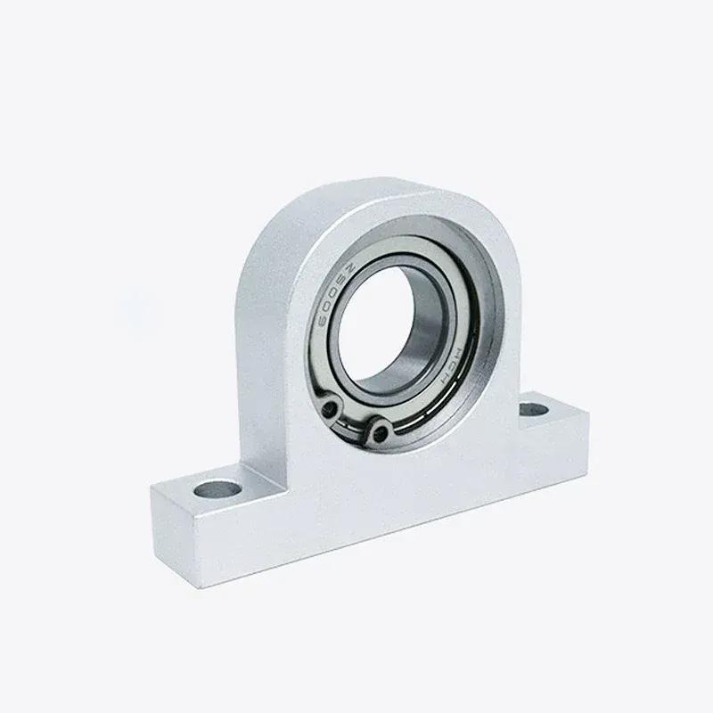 1PCS P-Type Vertical Bearing Housing Components Aluminum Alloy Support Fixed Seat Screw Rod Optical Axis Shaft Support Bearing