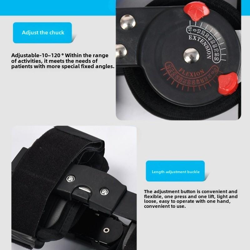 Post-Surgery Adjustable Knee Brace Stabilizer Orthopedic for ACL Meniscus Injury Recovery Sports Protection Joint Pain Relief