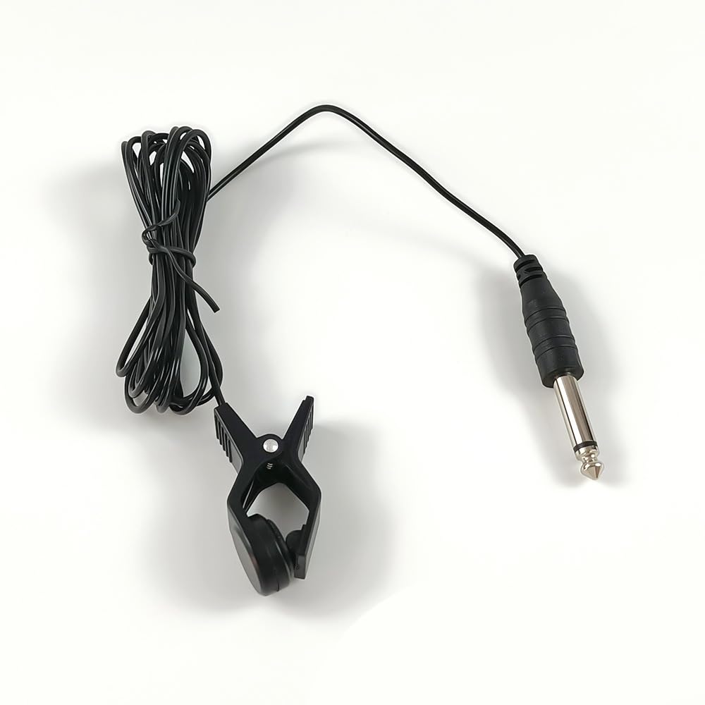 Tuner Contact Sound Dedicated for Instrument Compatible with and Reduces Ambient Stable Tuning with Sound Ideal for Practice and Live Performances
