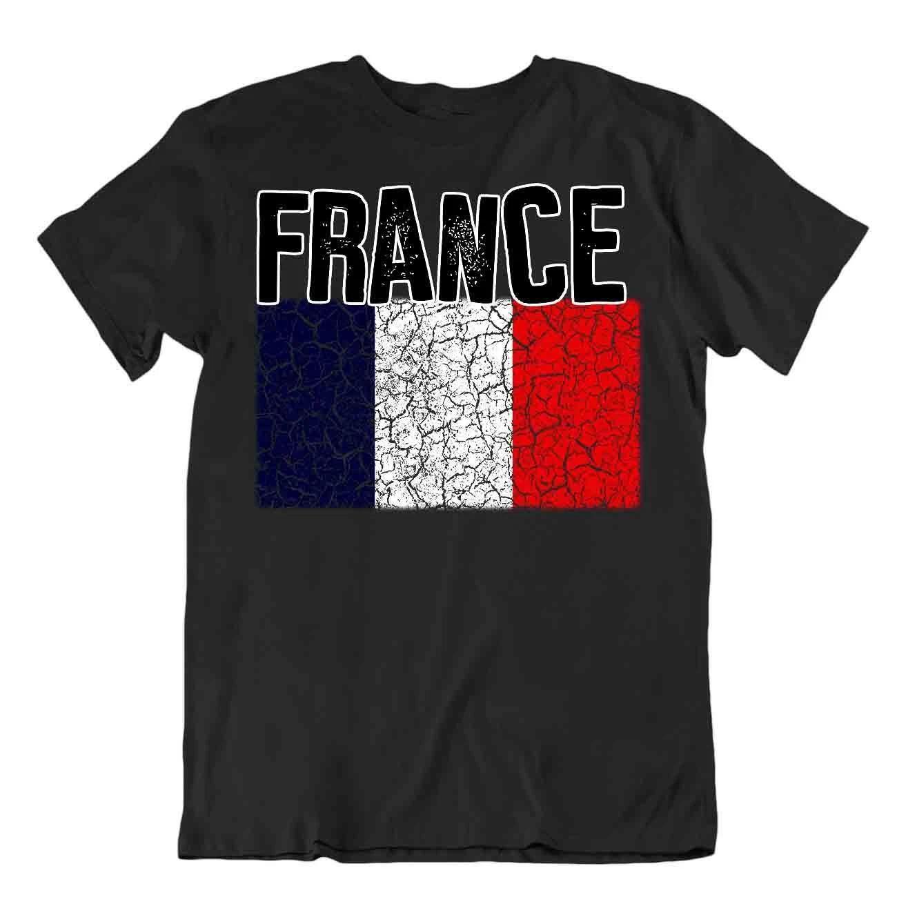 Flag T-Shirt France Fashion Country Souvenir Gift Tee Pride logo 3XL