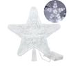 Warm/Colorful/White Light Christmas Tree Star Topper Luminous Star Light  New Year Celebration