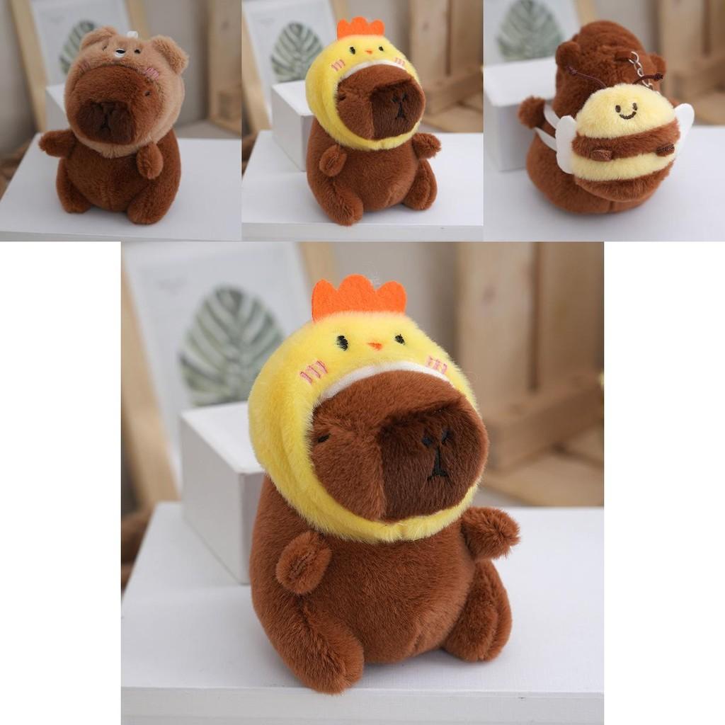 Soft And Cuddly Capybara Plush Toy Keychain Perfect For Bags With Cute Designs And Adorable Features
