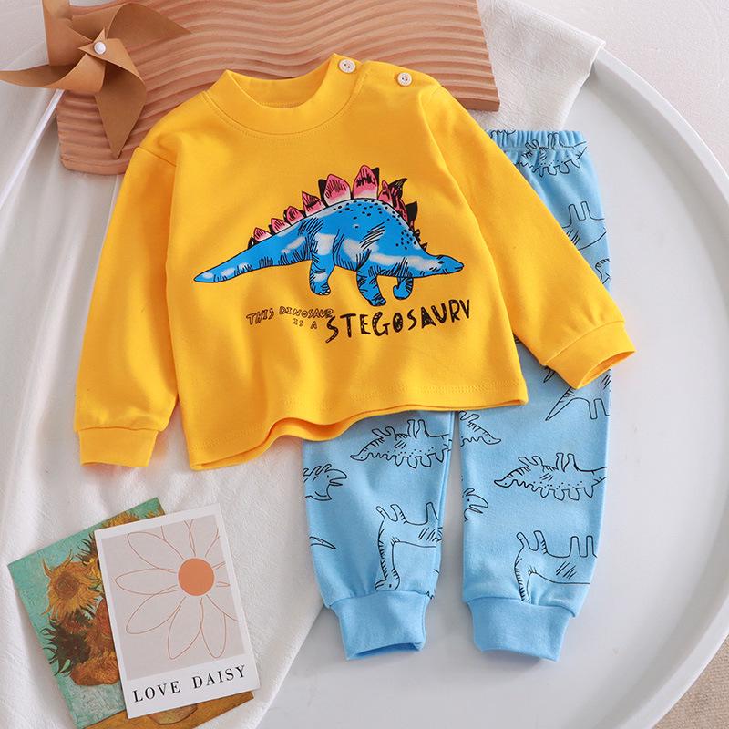 Pure Cotton Baby Boys' Autumn Trousers and Underwear Set