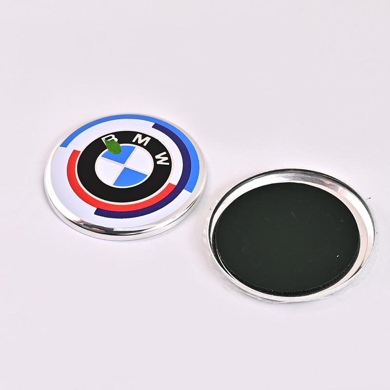 2026 Hot 45mm Car Steering Wheel M Emblem Badge Sticker For BMW E46 G80 F48 E84 G01 F30 G11 X1 X3 X5 X6 G07 F15 Auto Styling Accessories