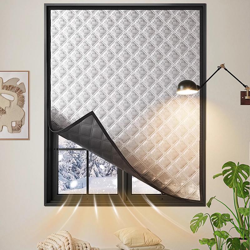 1PC Soundproof Curtains Windproof Aluminum Insulation Film Indoor Use Multiple Sizes Available