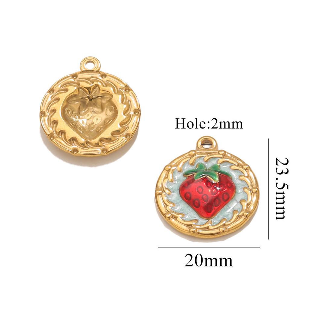 2 Pcs 304 Stainless Steel Charms Enamel Lotus Flowers Starfish Birds Sun Pendants For Diy Necklace Bracelet Jewelry Making