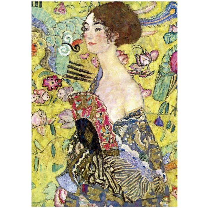 Puzzle 1000 Pieces: Lady with a Fan