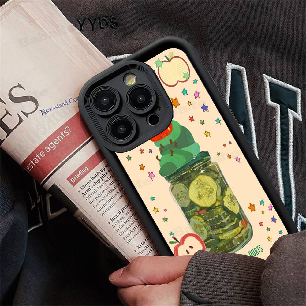 The Very Hungry Caterpillar Phone Case For IPhone 17 16 15 14 Plus 13 12 11 Pro Max Silicone Cover