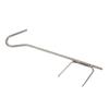 10Pcs Butcher Hooks, Smoking Hooks Set Hooks for Fish Smoking, Fishing Smoking Hooks Set, Stainless Steel Smoking Hooks