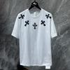 8552 CHROME HEARTS Été 2026 Nouveau Coton Haute Qualité Col Rond Ample Grande Taille T-shirt Homme et Femme T-shirt Couple
