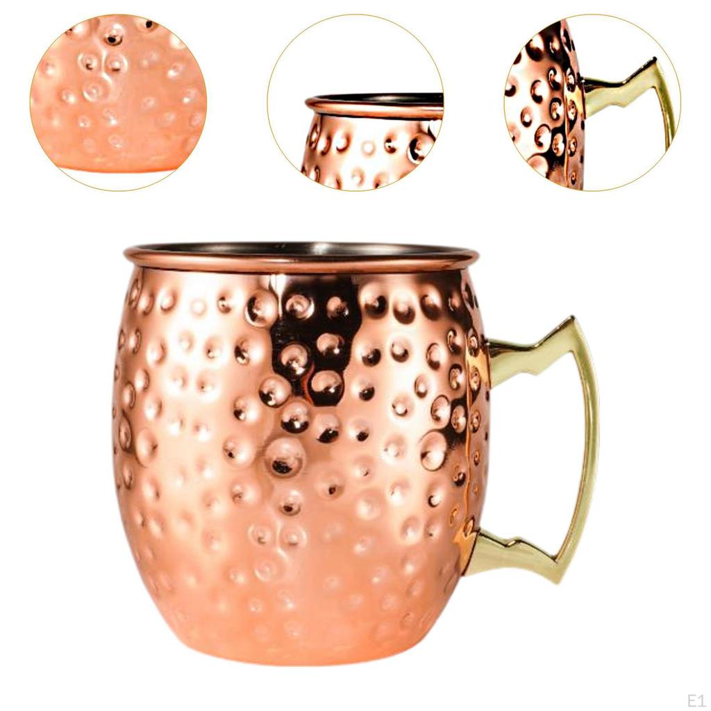 Moscow Mule Mug Stainless Steel Copper Handcrafted for Parties Restaurant Unique Gifts