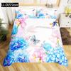 Aquarell Pastell Floral Bettwäsche Sets Vollgröße Bettbezug für Mädchen Frauen Libelle Deckenbezug Steppdeckenbezug Zimmerdeko