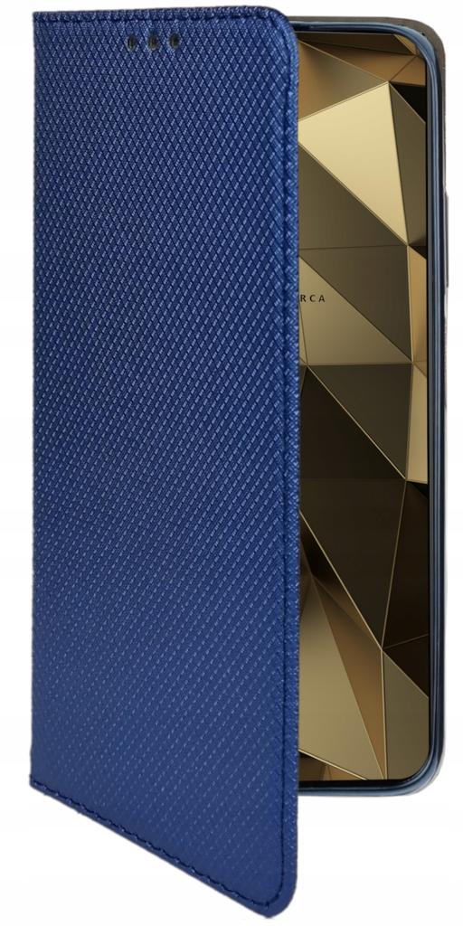 Flip case for SAMSUNG GALAXY A56 5G/A36 5G SMART MAGNET NAVY + GLASS