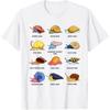 Snails of the World Snail Species Funny T Shirts Men Cotton Humor Streetwear Tee Shirt Short Sleeve Unisex Loose Clothing