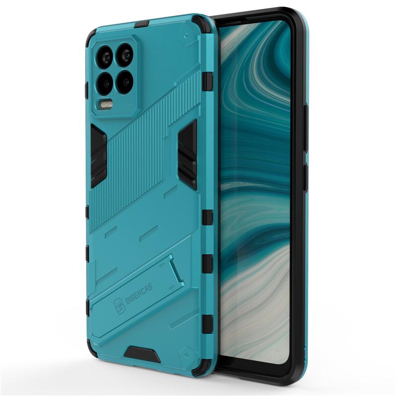 Twarda Zbroja Tylna Pokrywa Dla Oppo Realme 8 Pro Etui Uchwyt na Telefon Bumper Pełna Pokrywa Dla Realme 8 Pro Etui Dla Realme 8 Real Me 8 Pro