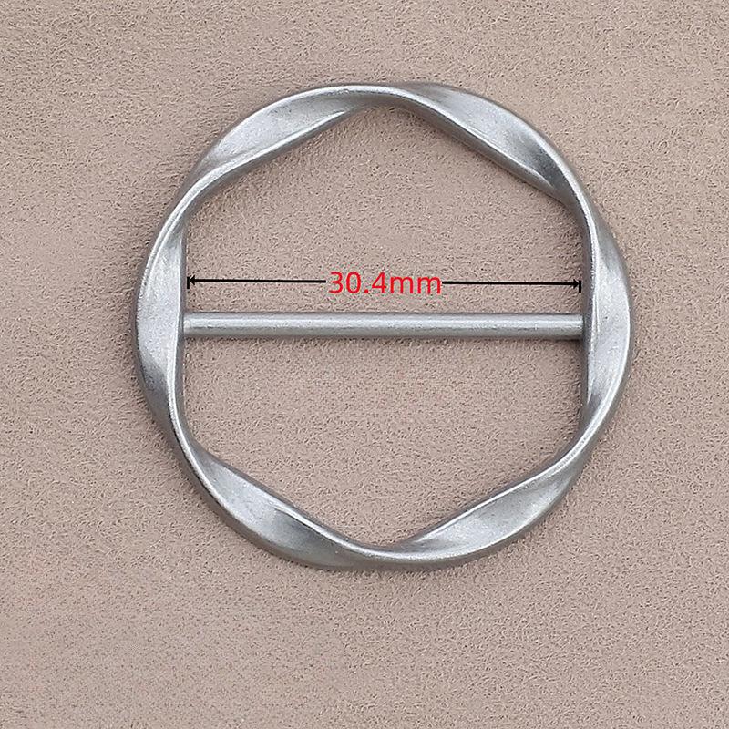 

Модная металлическая круглая круглая пряжка с пряжкой, кольцо для одежды, держатель для шелкового шарфа, кольцо-зажим для футболки, зажим для галстука, женский орнамент 1PC