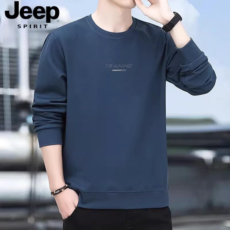 

JEEP SPIRIT Men s Crew Neck Long Sleeve T-Shirt L