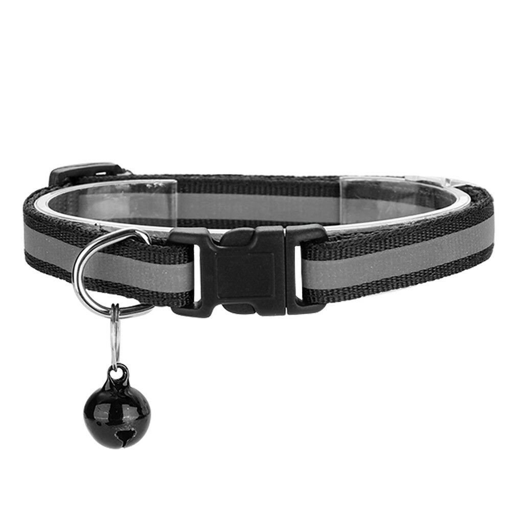 Soft Light Up Night Dog Accessories Nylon Easy Wear Pet Collar Pet Supplies Necklace Cat Collar
