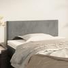 VidaXL Headboard Bedroom Furniture Single Bed Accessory Headboard Bed Frame Interior Light Grey 345778