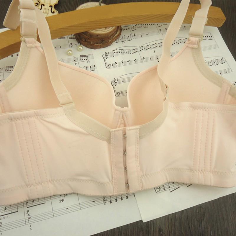 Hladká tenká podprsenka Push Up se čtyřmi tlačítky pro ženy Bralette