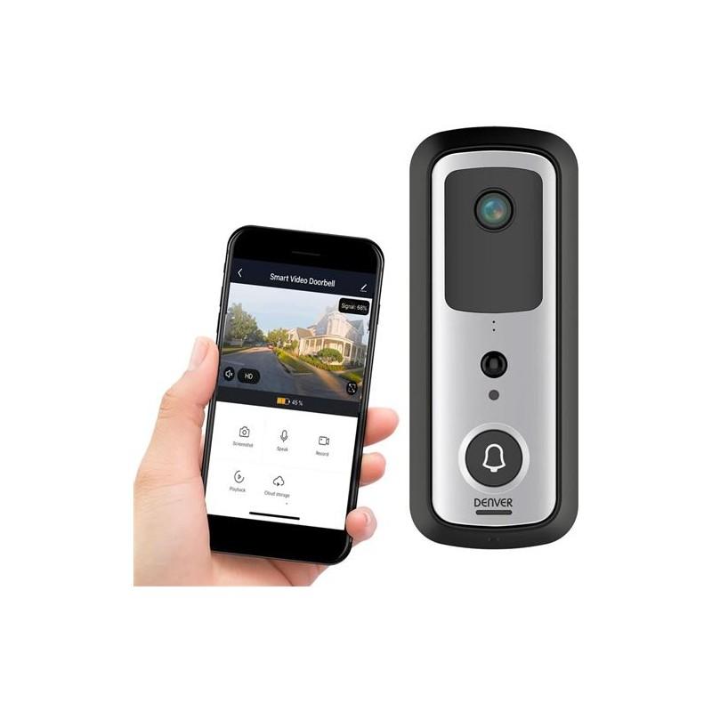 Interphone Vidéo Avec Wifi Shv 120 De La Marque Denver