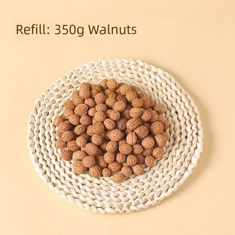 

Bat Beating Bag Traditional Chinese Medicine Health Care Small Walnut Beating Back Health Ancient Method Handy Gadget Dredging Veins Throwing Carrier Refill Pack: Walnuts 350g