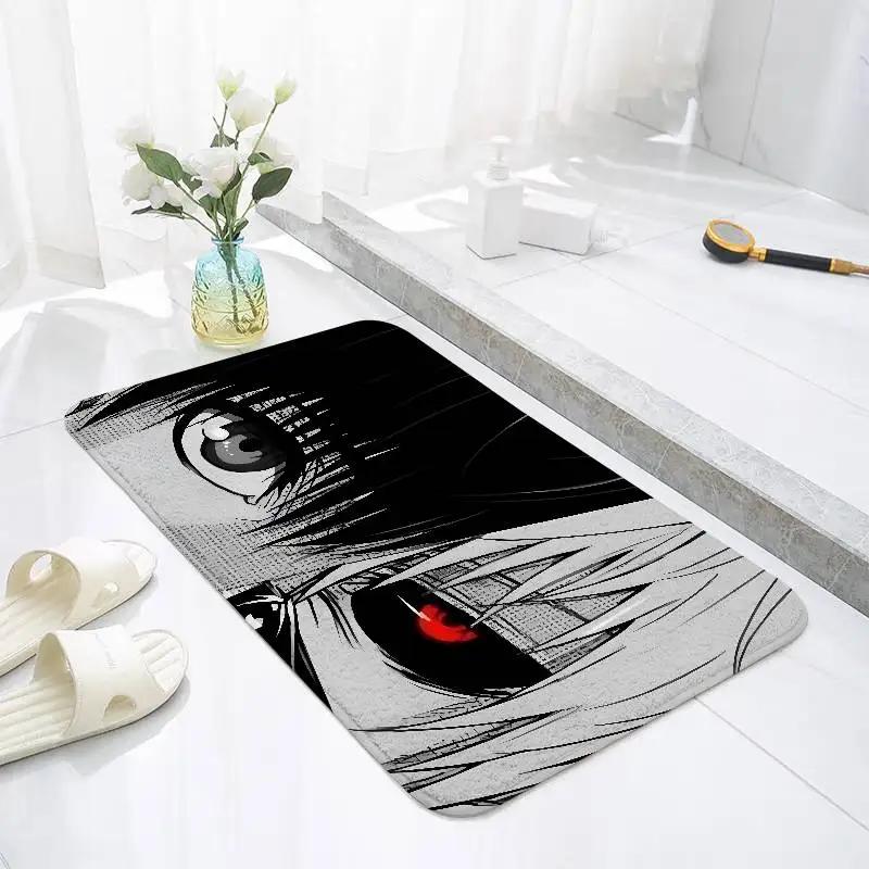 T-Tokyo G-Ghoul K-Kaneki Ken Floor Mat For Living Room Cushions Modern Soft Fluffy Home Rug For Children's Bedroom Play Carpet