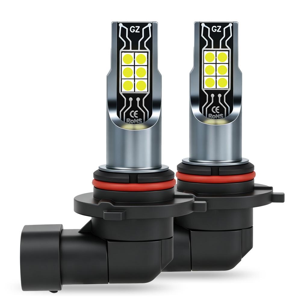 

2Pcs H11 H8 H9 LED Fog/DRL Bulbs H7 9005 HB3 9006 HB4 Led Fog Lights Day Driving Running Light H4 Motorcycle Headlight White 6000K Super Bright Lamp 9006 HB4