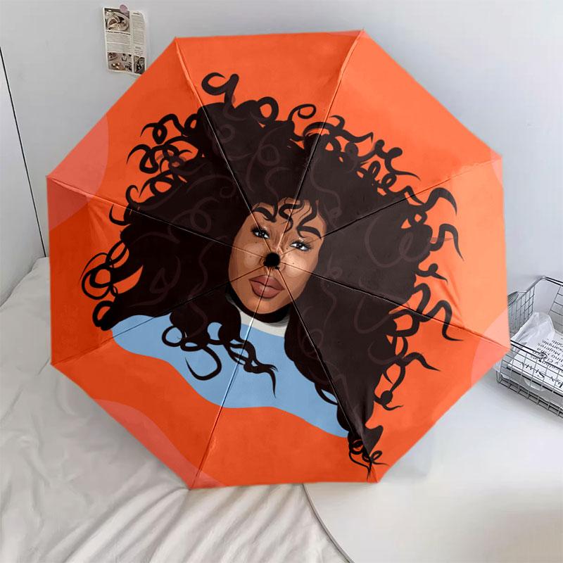 

SZA Pattern Pattern New Style Umbrella, 1 Piece Automatic Folding Umbrella, Portable Design Travel Umbrella, Outdoor Umbrella