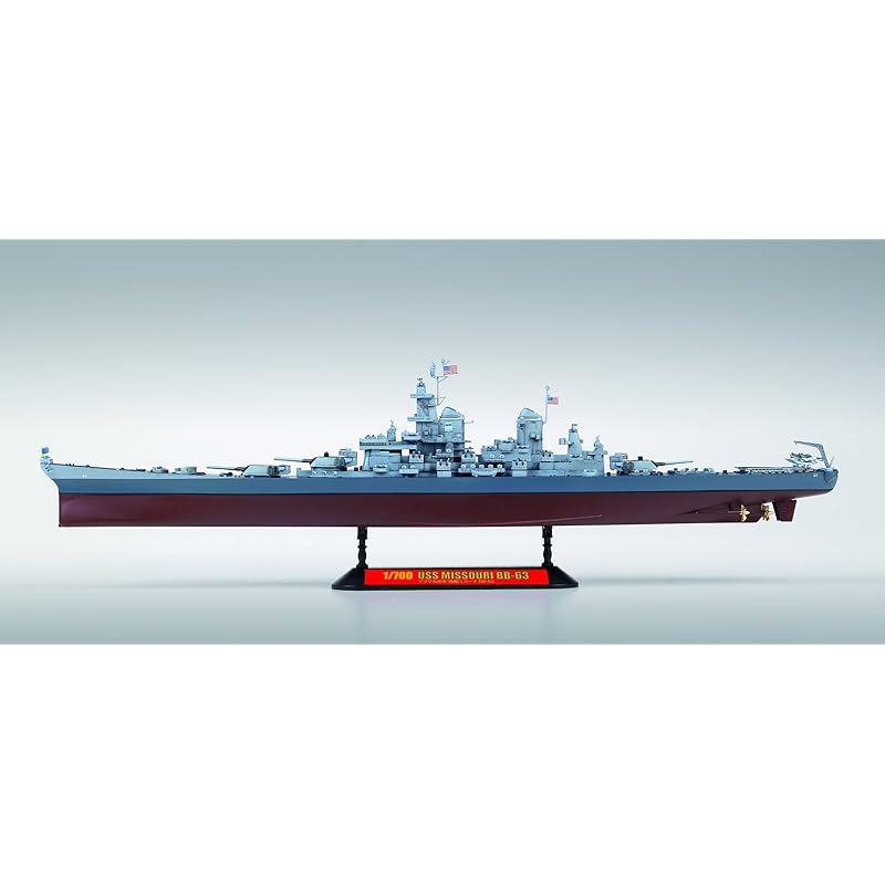 Doyusha 1/700 Amazing! Ship plastic model No.21 american navy battleship missouri BB-63 Color-coded plastic model