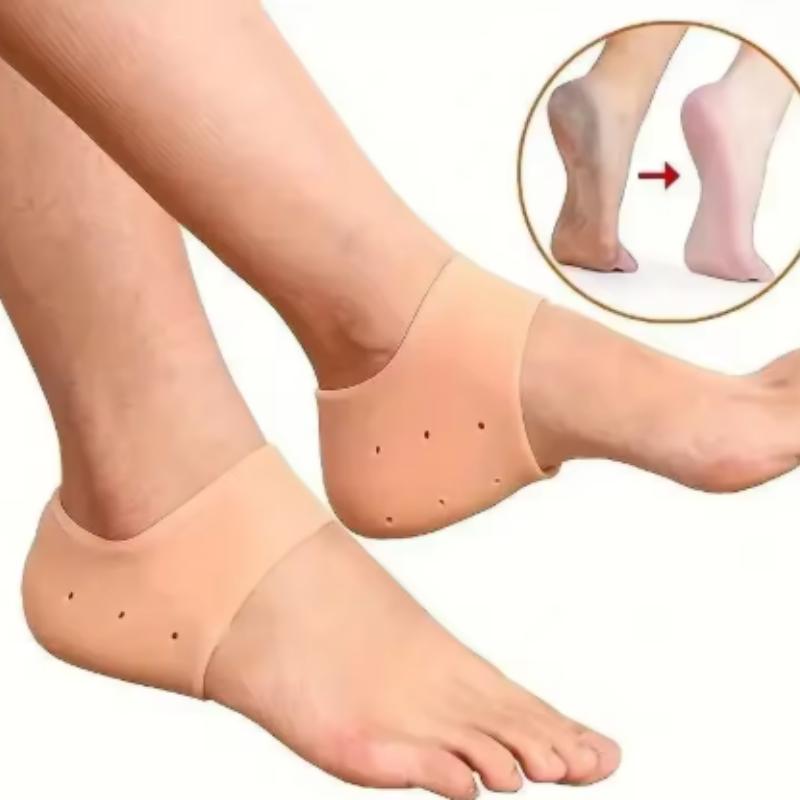 1/2/3pairs Gel Heel Protector for Heel Pain Relief Plantar Fasciitis Dry Cracked Bone Spur Heels Cushion Pads Moisturizing Foot
