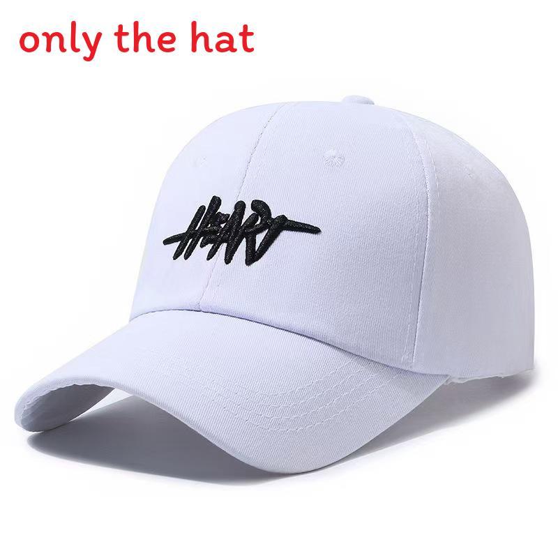 Cotton Baseball Cap For Men Women With Embroidered Letter Sunshade For Outdoor Activities