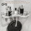 1/2Pcs Corner Shower Caddy Bathroom Storage Rack with Suction Cup Strong Load-bearing Easy To Install Shower Shelf Storage Organizer