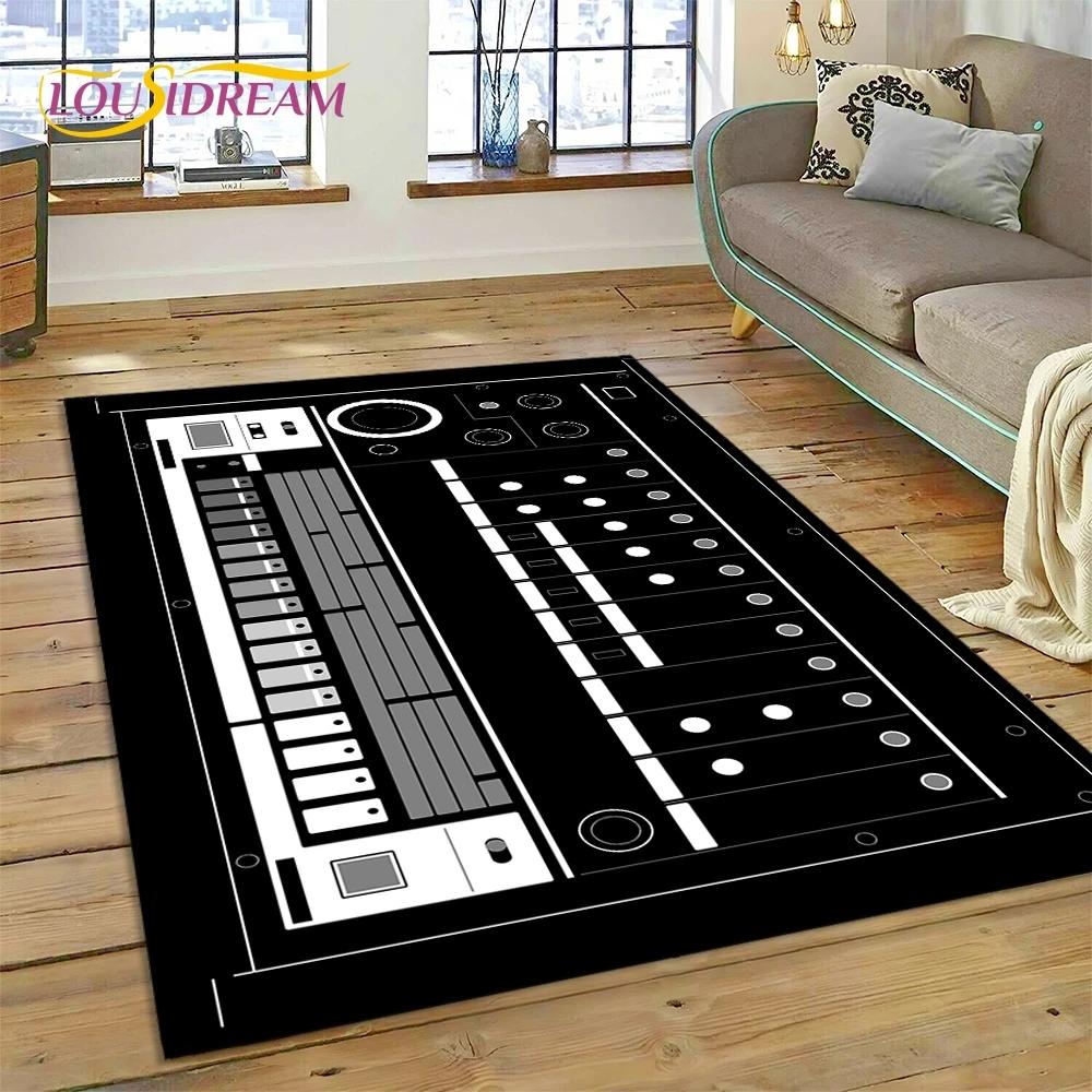 Płyta winylowa Muzyka DJ Ekran taśma Dywan Dywanik do Sypialni Salon Dom Sofa Dekoracja, Dzieci Gra Duża Dekoracja Mata Podłogowa