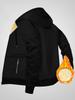 Men's Fleece-Lined Zip-Up Knitted Cardigan - Thickened for Autumn/Winter