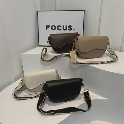 Bolsa de Ombro Feminina Texturizada: Bolsa Mensageiro Pequena e Sela da Moda 2024