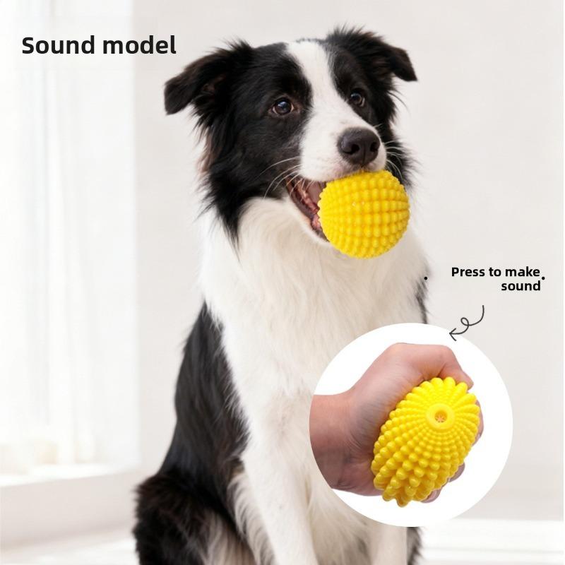 Brinquedos para Animais de Estimação, Milho para Dentição Durável, Brinquedos que Fazem Som, Bolas para Cães, Bolas de Corda Interativas, Cabo de Guerra, Brincadeira de Cão