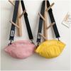 Canvas Crossbody Sling Bag Casual Single Shoulder Bag Cute Fisherman's Hat Shape Bag  Unisex