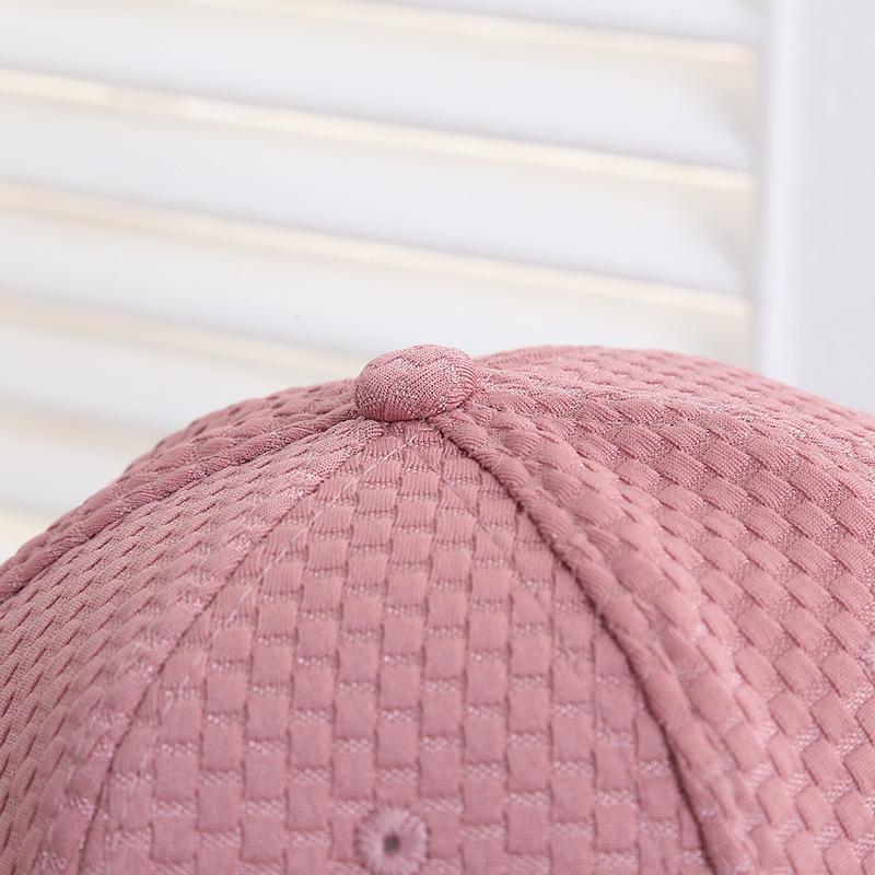 Baseball Cap New Solid Color Retro Baseball Cap Casual Breathable Sun Hat Women Summer Outdoor Hat