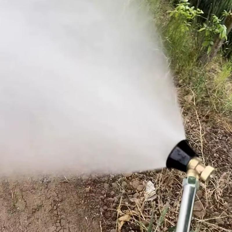 Měděná vysokotlaká postřikovací tryska na pesticidy Zalévání Nastavitelná Irigace Vzduchová vířivá tryska Zahradničení Hubení škůdců
