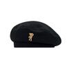 Classic Color Vintage Beret Hat Soft Newsboy Octagonal Hat Retro Painter Bonnet  Shopping Day