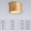 Moderne LED-taklamper 15W 10W 7W 5W runde taklamper Stue Soverom Naturlig lys Overflatemontert Panellysarmatur
