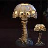 3d Led Skull Skeleton Lamps Horror Halloween Desk Light Haunted House Decoration
