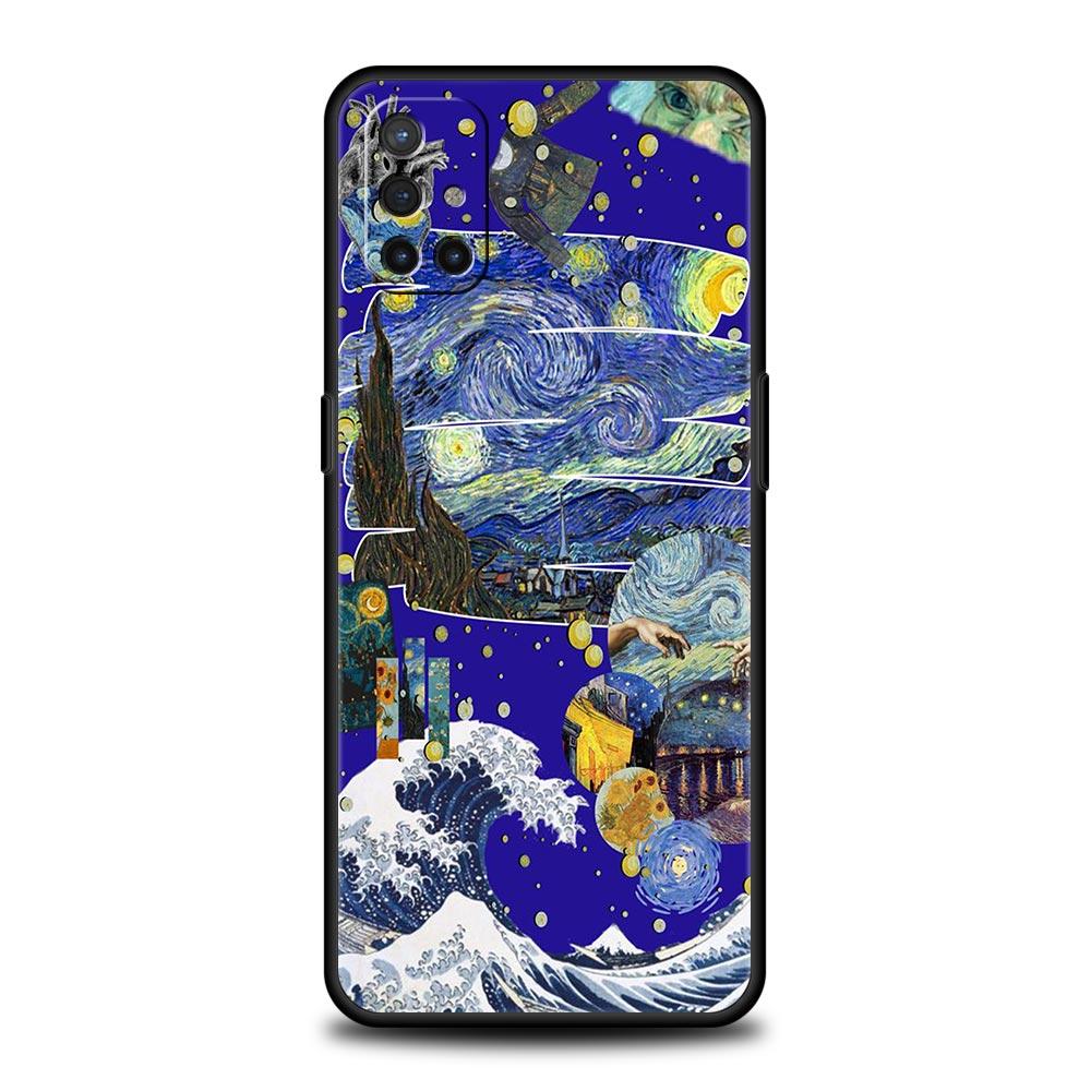 Phone Case For OnePlus 12 11 10 9 Pro 9T 12R 10R 9R 9RT 10T 8T 8 7 6T 7T Nord 2T CE 2 5G N200 N10 Cover Starry sky van gogh art