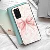 Pink Sweetheart Bowknot Cute Phone Case For Samsung S 9 10 20 21 22 23 30 23 24 Plus Lite Ultra FE S10lite Funda
