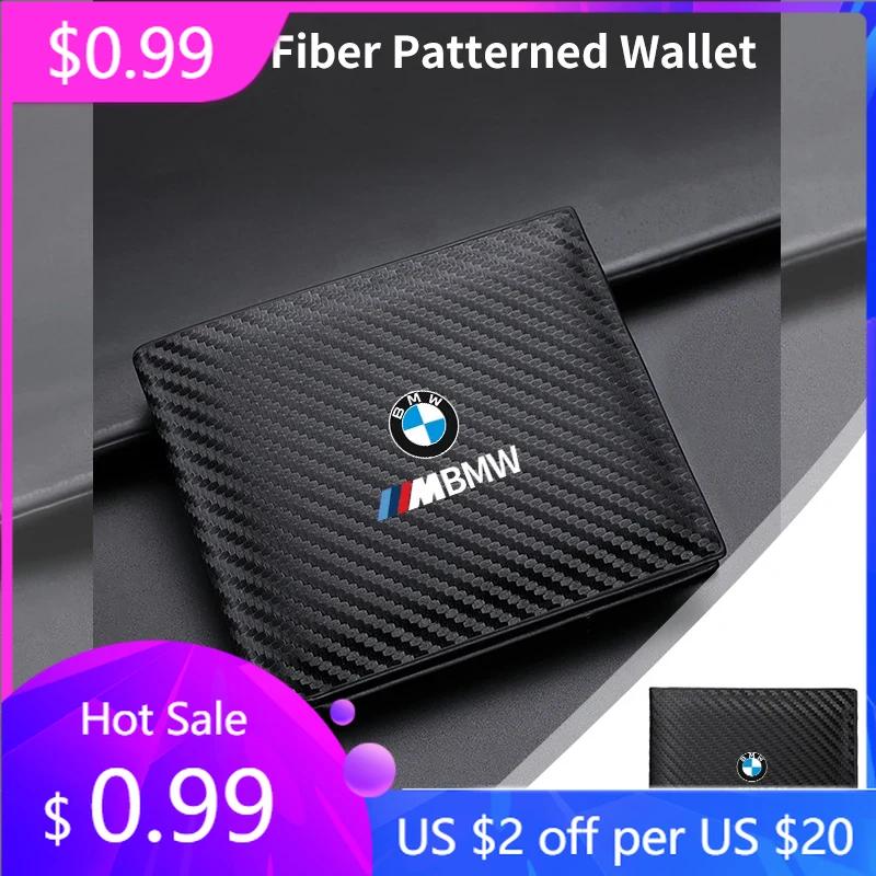2025 Horké doplňky do interiéru auta Peněženka na uložení řidičského průkazu z uhlíkových vláken Pro BMW X3 X5 M5 M3 E46 E90 E60 F10 E39 F30 E36 G30