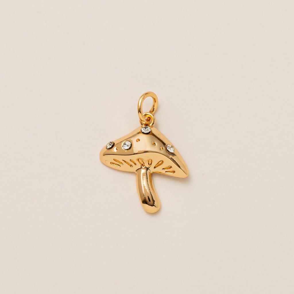 European and American DIY handmade small pendant accessories, heart-shaped horseshoe pendant, gold-plated color preservation