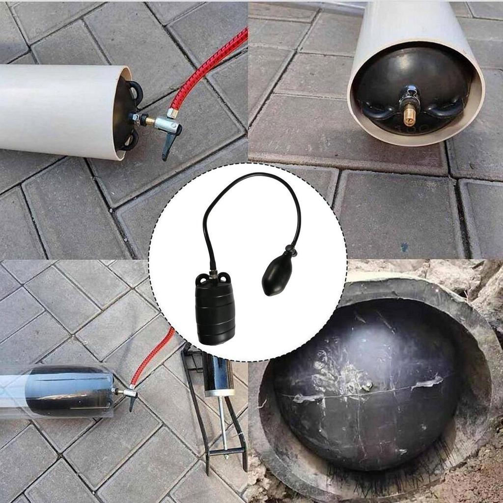 Inflatable Tube Plug Plumbing Test Balloon Easy To Use Practical High Performance Household Heavy