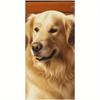 Golden Retriever Dog Print Beach Towel Quick-Dry Polyester Square Towel For Sports, Spa Yoga Hotel Gym Woven Absorbent Sand-Free