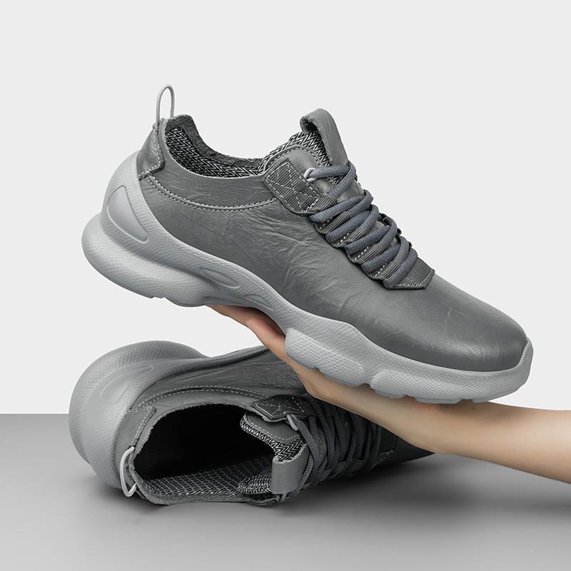 Fashion Genuine Leather Male Lace-Up Outdoor Shoes Male Comfortable Fashion Sneakers Formal Casual Footwear All-match Mens Walking Shoes